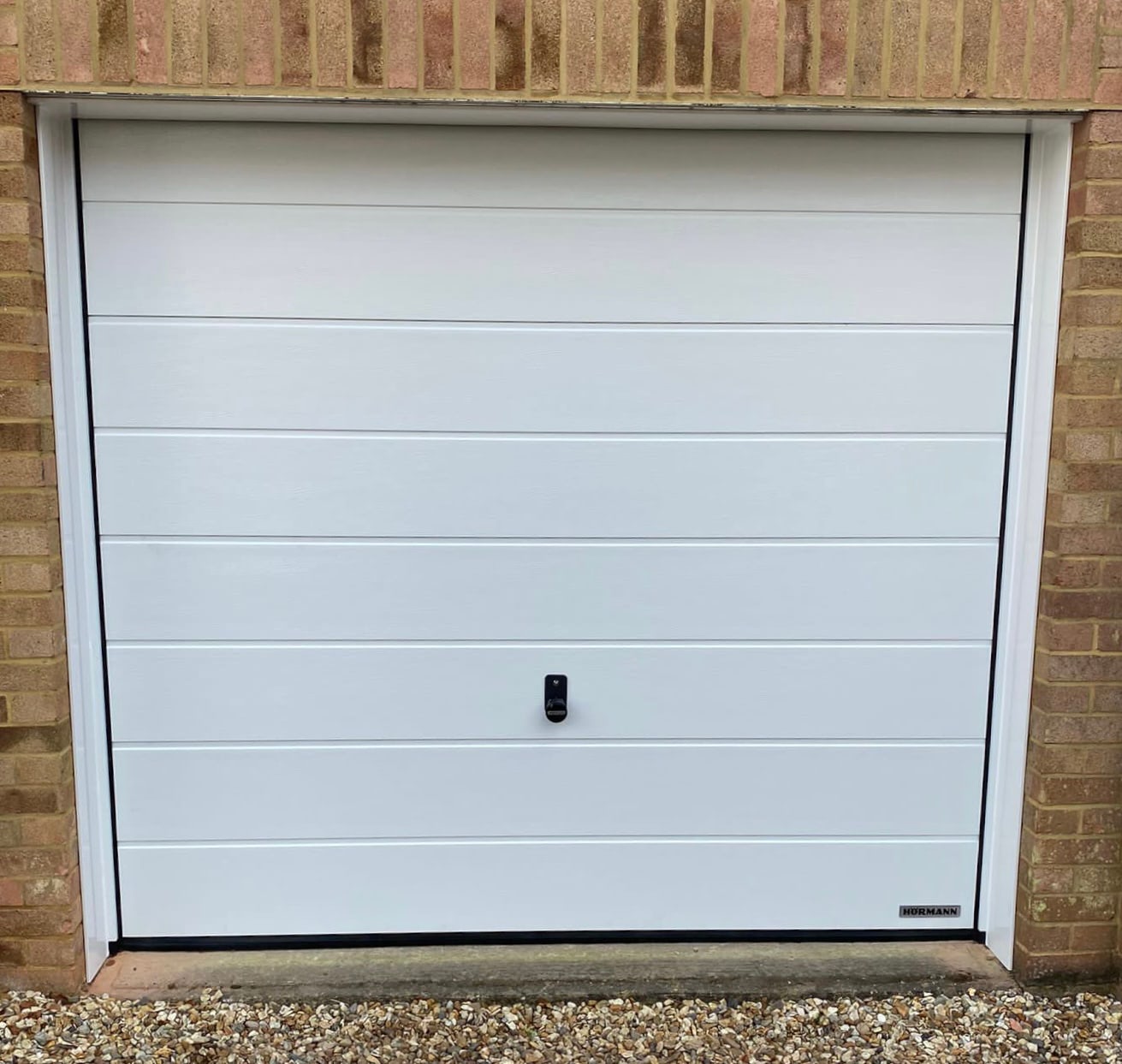 Woking – White Hormann Sectional Garage Door Installation