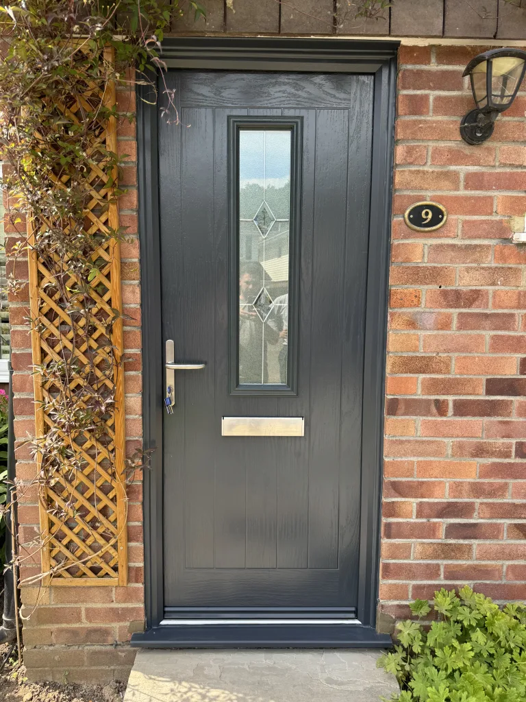 New Hormann Composite Door in Grey