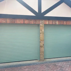 Green Double Roller Door