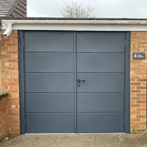 Slate Grey Side Hinged Garage Door