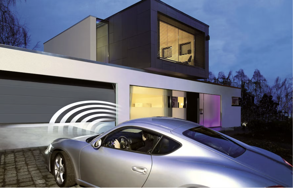 remote controlled garage door